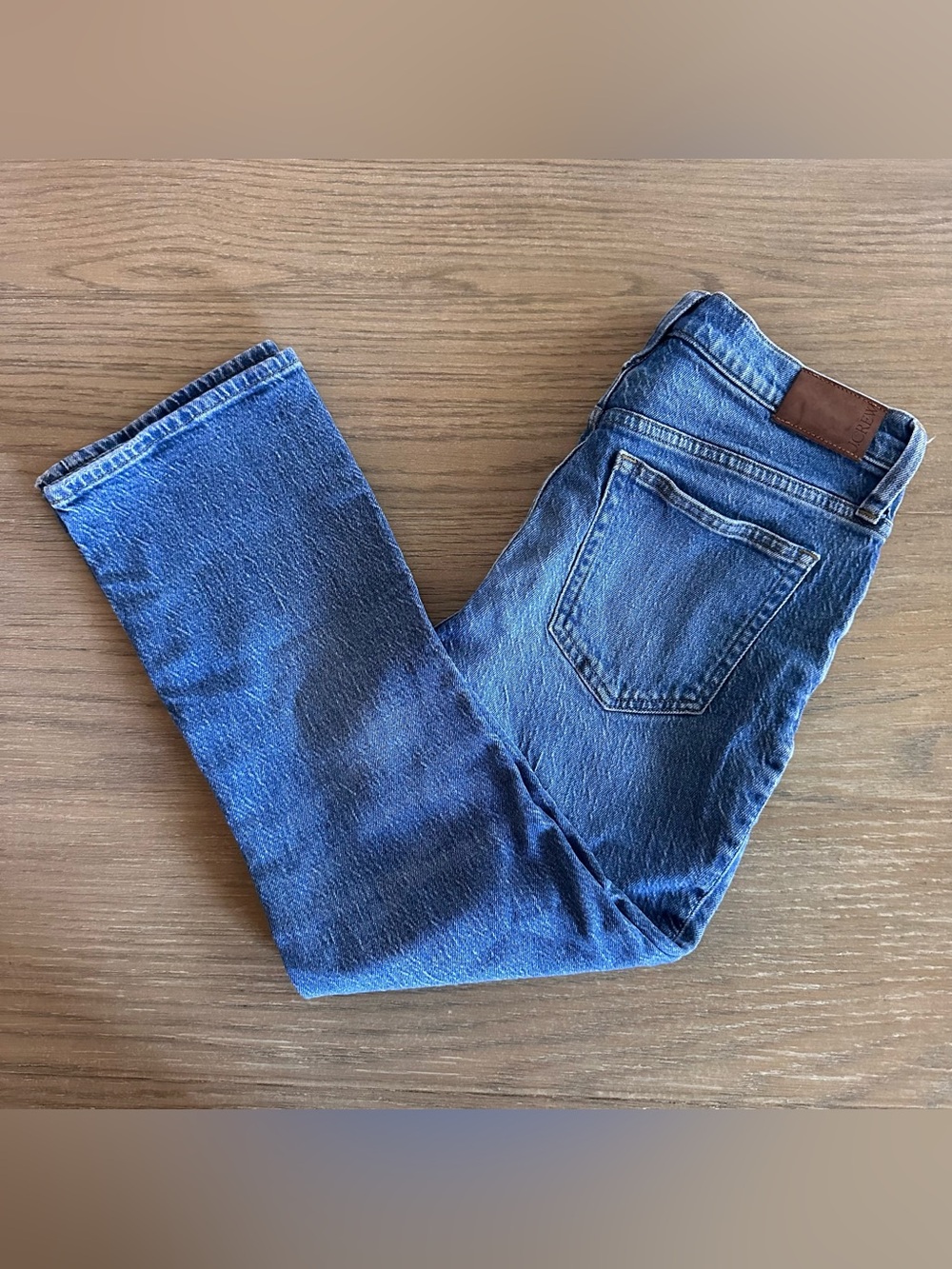J.Crew 9” Demi-Boot Crop Jeans Size 26 Blue Denim Kick Flare